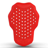 Red CE Level 2 motorcycle center back armor insert
