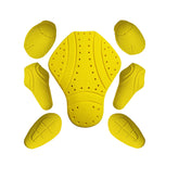 7 piece CE Level 2 motorcycle armor pad set