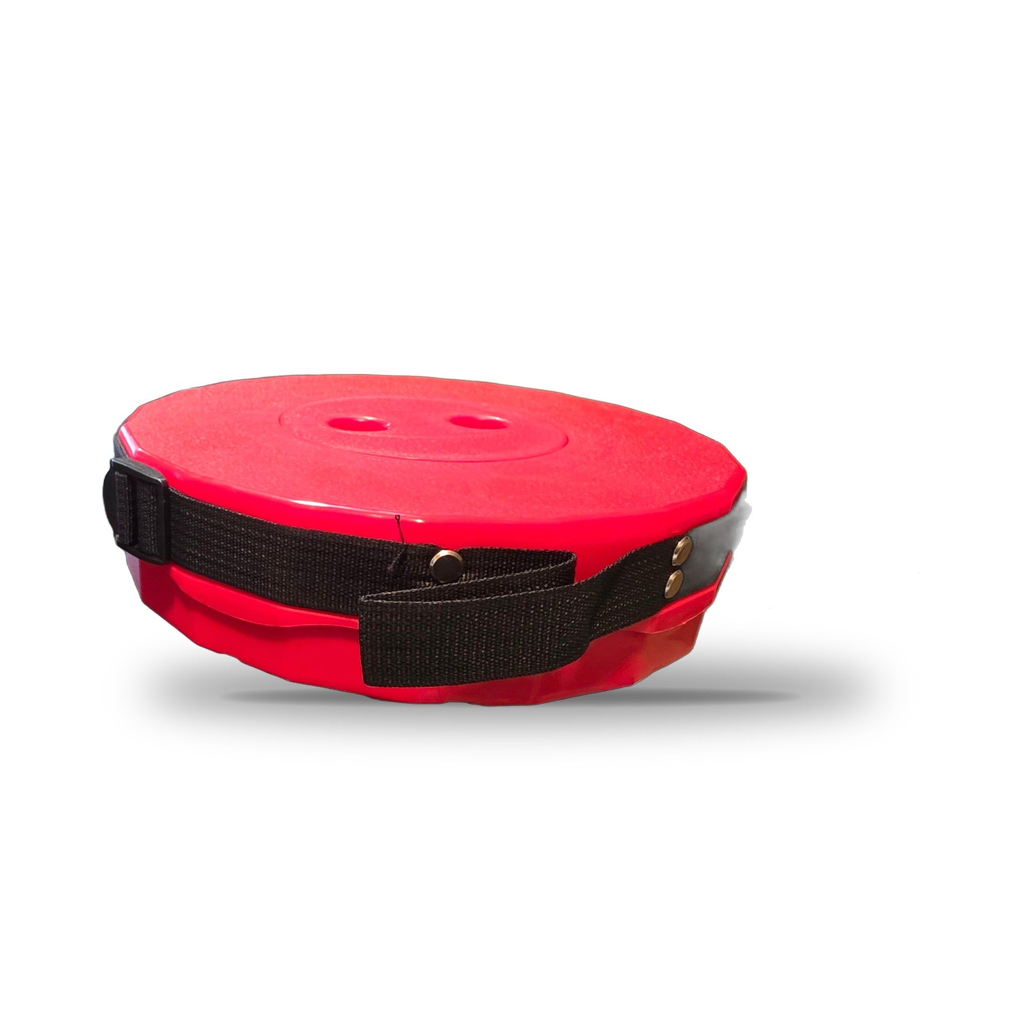 Telescopic Folding Stool – Portable Collapsible Camping & Fishing Seat with Carry Strap (Red)