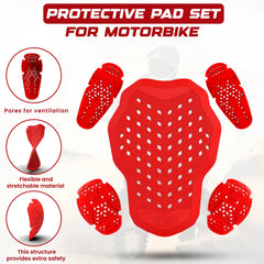 CE Level 2 back shoulder elbow motorcycle armor pads
