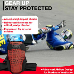 CE Level 2 Rated Back Protector Insert for Adjustable Spine Pad with Straps