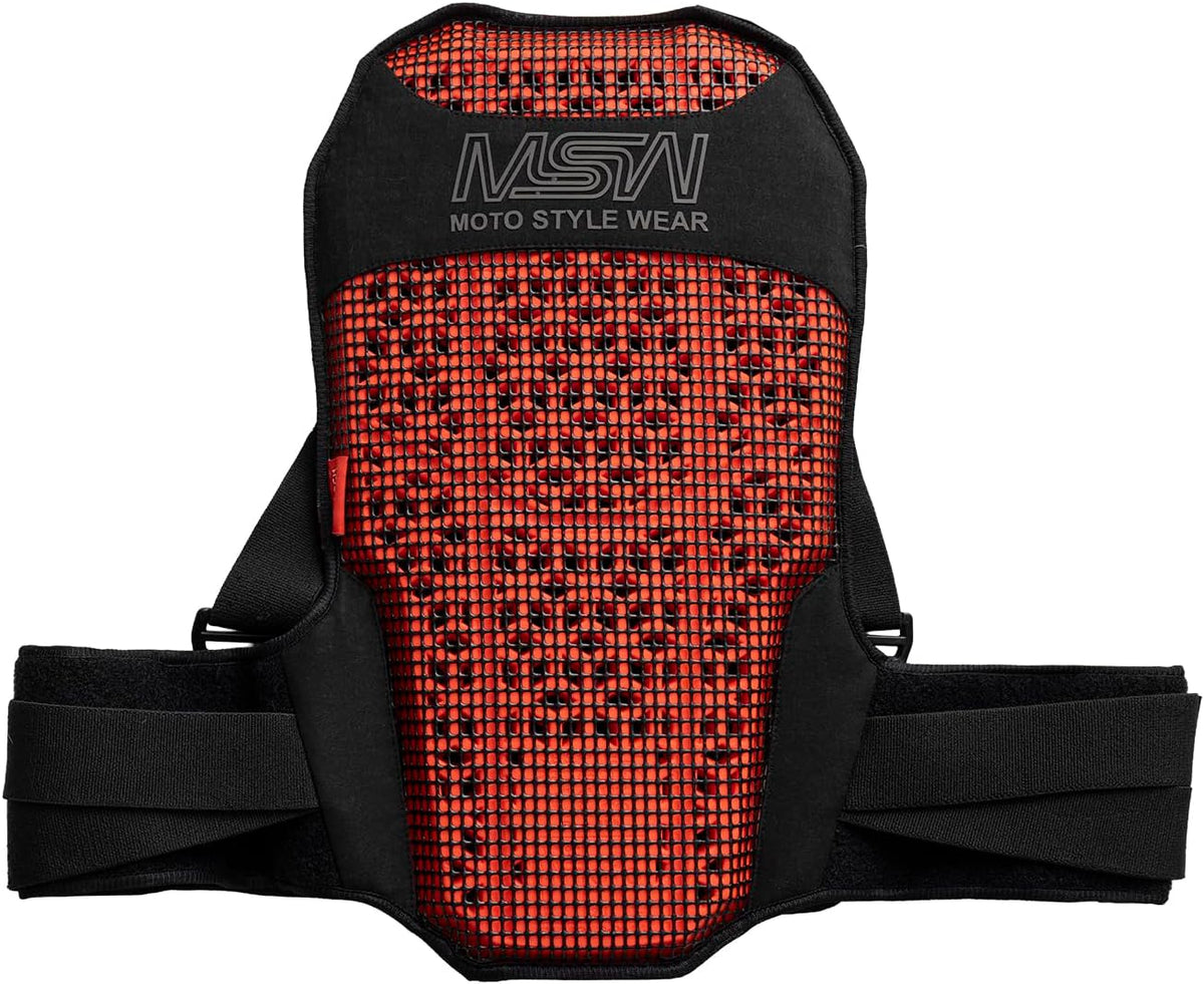 CE Level 2 Rated Back Protector Insert for Adjustable Spine Pad with Straps