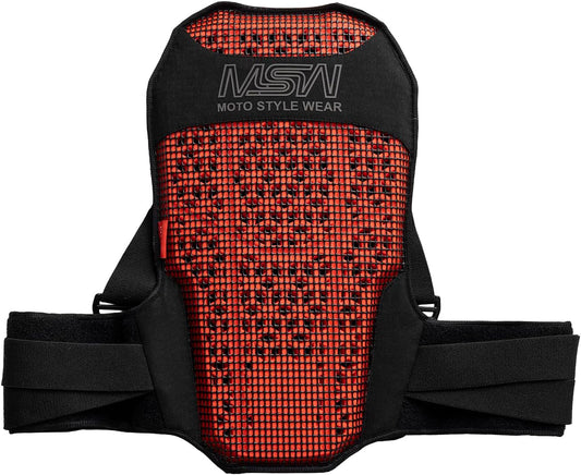 CE Level 2 Rated Back Protector Insert for Adjustable Spine Pad with Straps