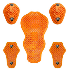 Motorcycle Armor Back Pad Elbow and Shoulder Protection Pads Set