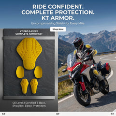 CE-2 Rated Protective Pads Set (Center-Back, Shoulder, & Elbow)