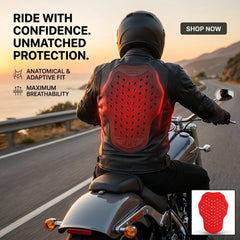 Center Back Armor - CE Level 2 | Ultimate Spine Protection for Riders