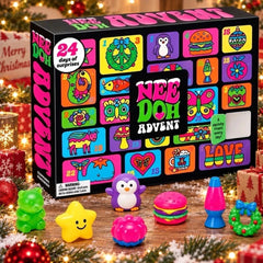 NeeDoh squishy fidget toy advent calendar 24 days of surprises