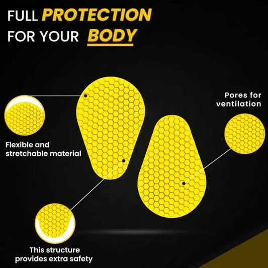 CE-2 Approve Protective Hip Pads Moto Style Wear
