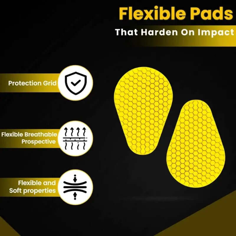 CE-2 Approve Protective Hip Pads Moto Style Wear